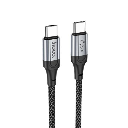 Cavo Hoco X102 Fresh USB-C to USB-C Nylon PD 60W - dettaglio connettori