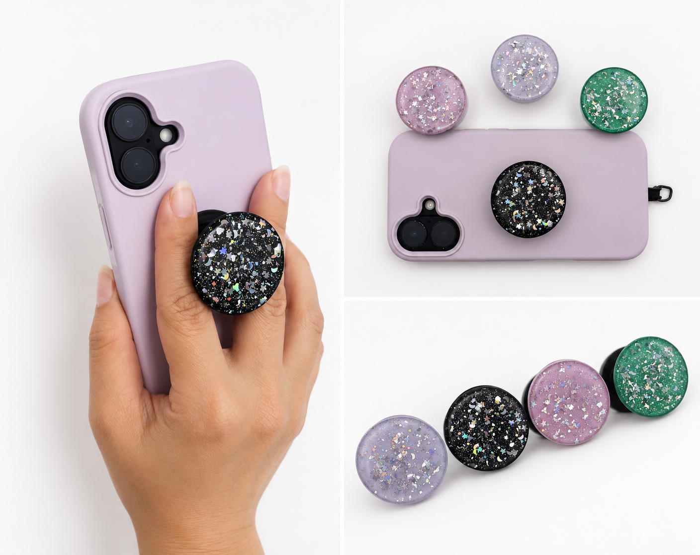 Anello Adesivo Porta Telefono Rosa | Moko®