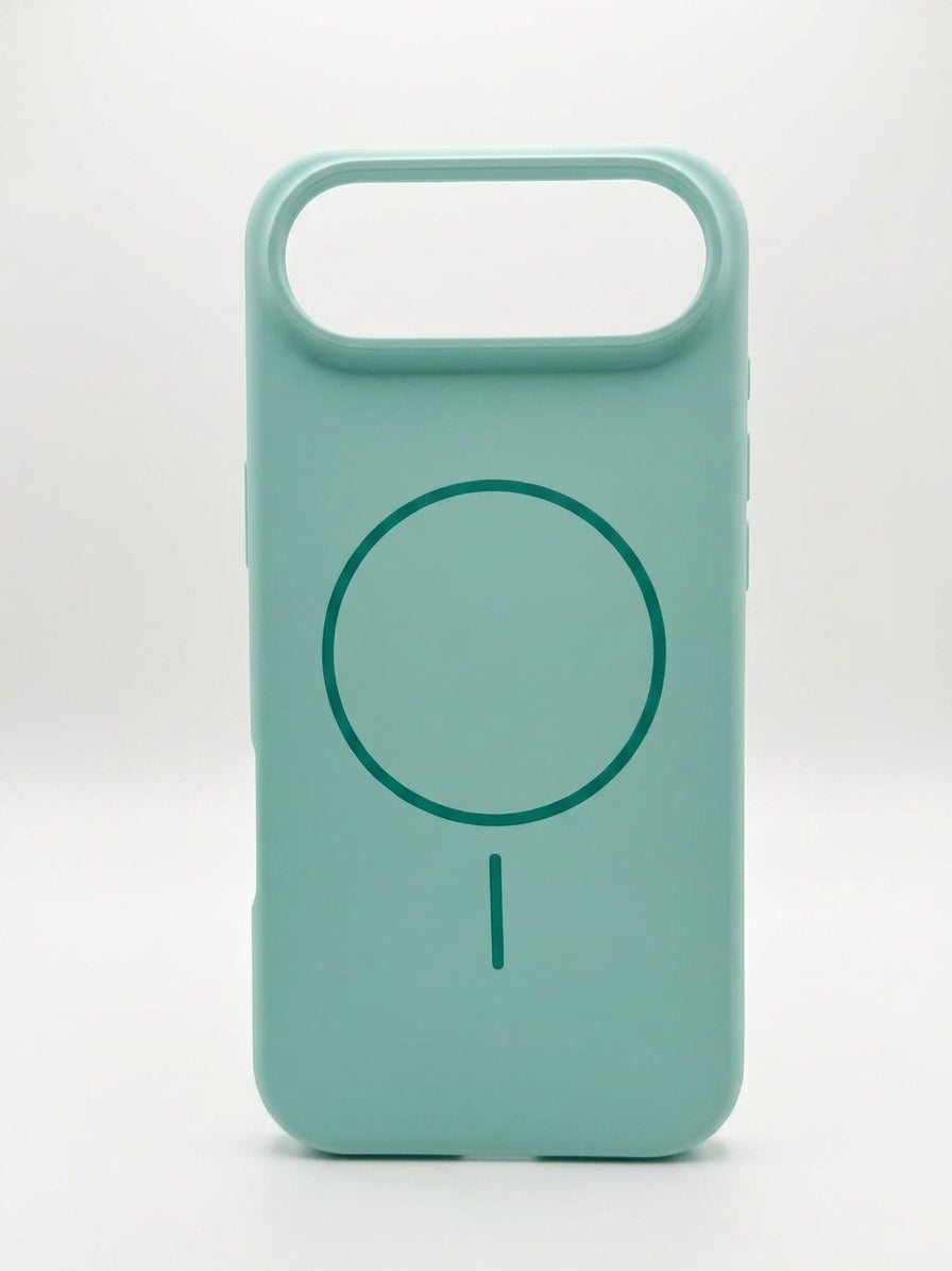Cover Silicone MagSafe Serie MagSilk Mint Green Apple iPhone Air