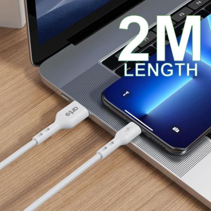 Cavo USB-A Lightning Arte Data Strong 2m Bianco - confezione retro
