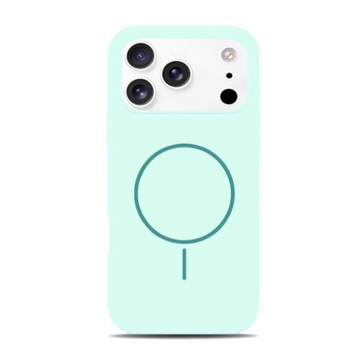 Cover Silicone MagSafe Serie MagSilk Mint Green Apple iPhone 17 Pro Max