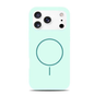Cover Silicone MagSafe Serie MagSilk Mint Green Apple iPhone 17 Pro Max