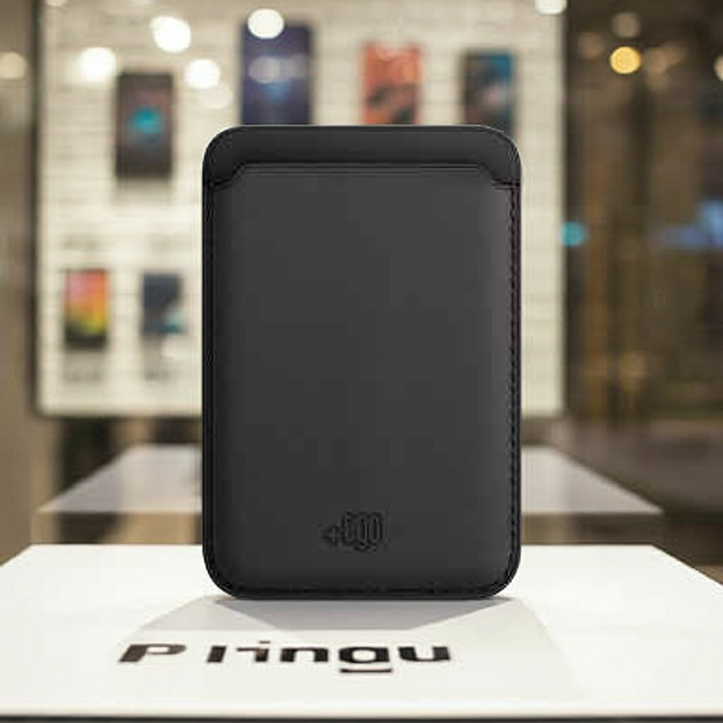 Portafoglio Magnetico Nero - Eleganza e Praticità in un Accessorio Portatile - MOKO