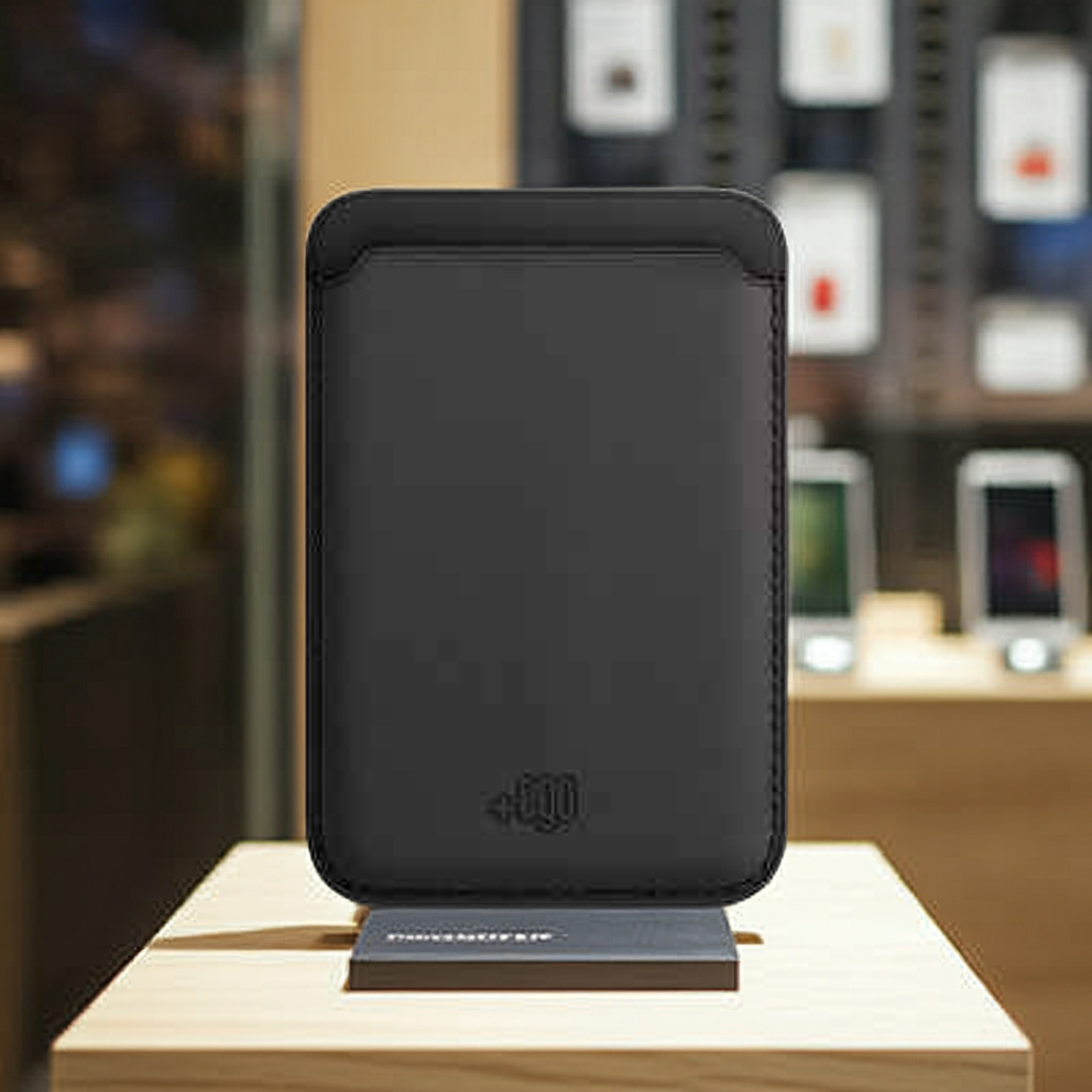 Portafoglio Magnetico Nero - Eleganza e Praticità in un Accessorio Portatile - MOKO