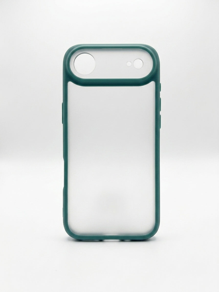 Cover Trasparente Bordi Colorati Verde Apple iPhone Air