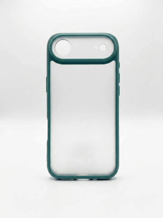 Cover Trasparente Bordi Colorati Verde Apple iPhone Air