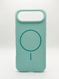 Cover Silicone MagSafe Serie MagSilk Mint Green Apple iPhone Air