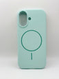 Cover Silicone MagSafe Serie MagSilk Mint Green Apple iPhone 17