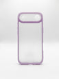 Cover Trasparente Bordi Colorati Lilla Apple iPhone Air
