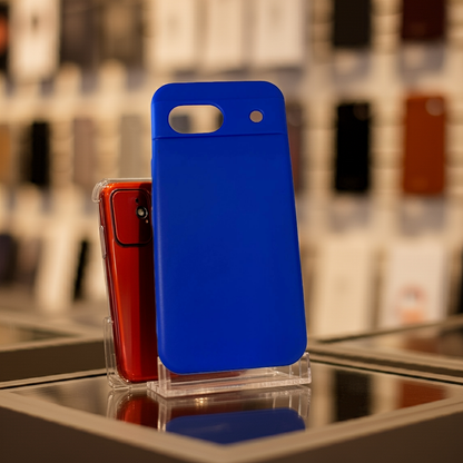 Cover colorata Google Pixel 8 A- blu acceso - MOKO