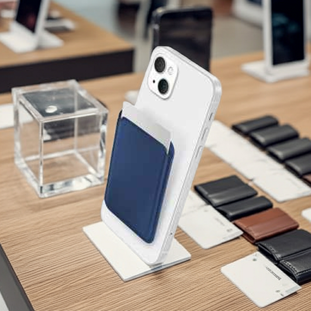 Portafoglio Magnetico Blu: Eleganza e Funzionalità in Uno - MOKO