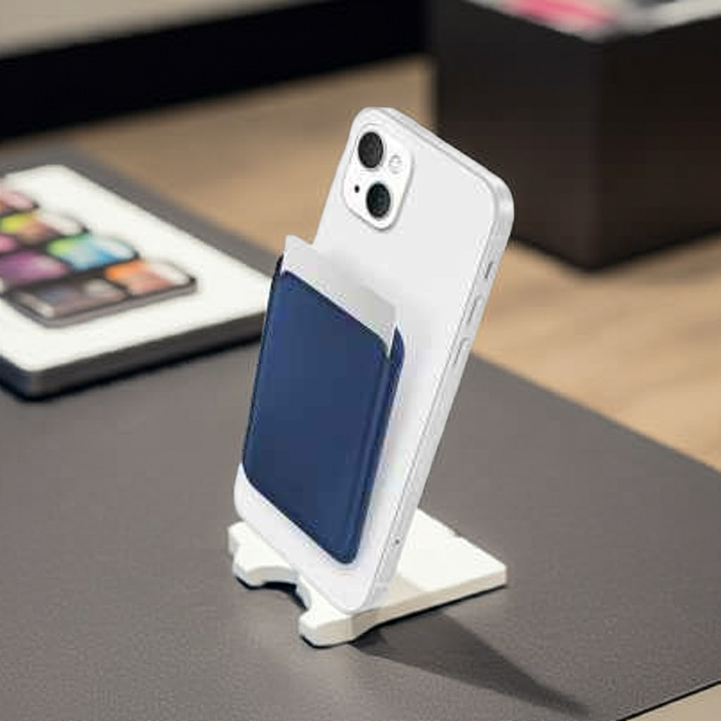 Portafoglio Magnetico Blu: Eleganza e Funzionalità in Uno - MOKO