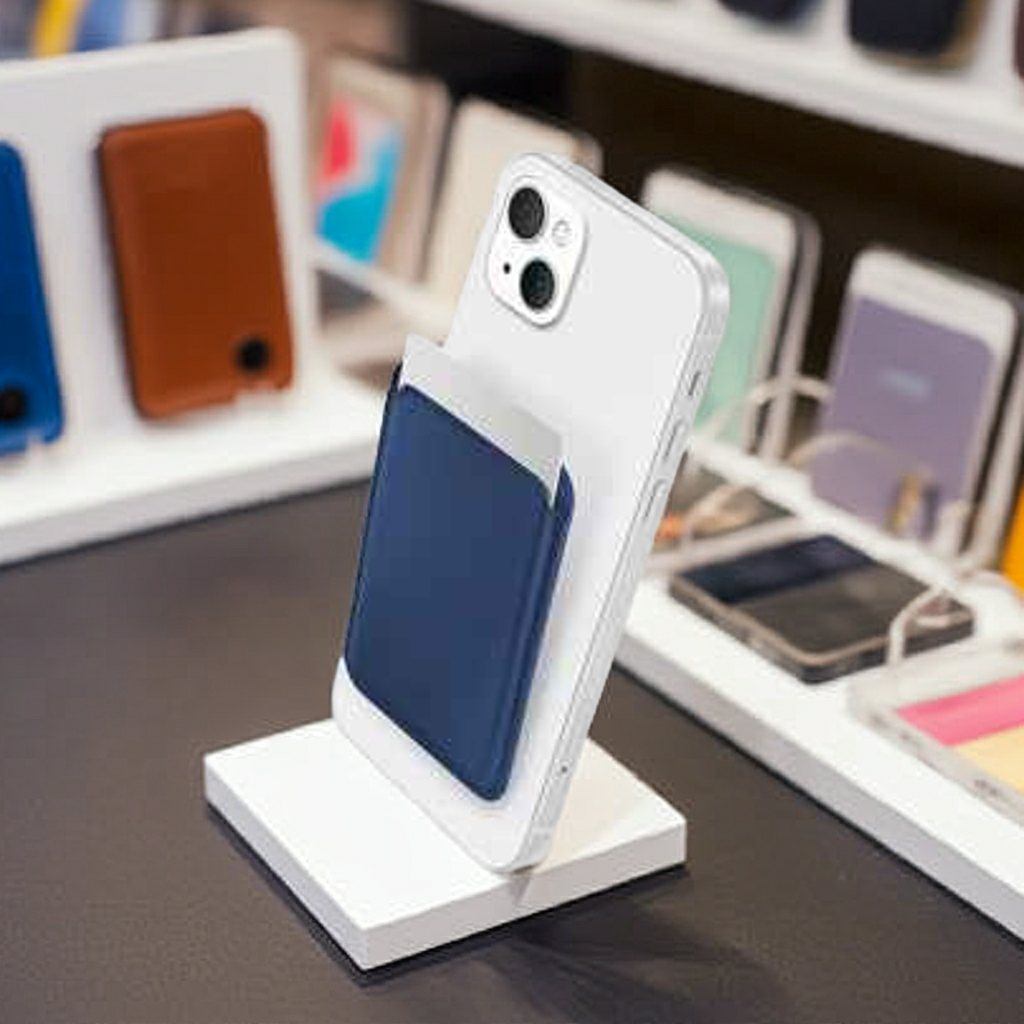 Portafoglio Magnetico Blu: Eleganza e Funzionalità in Uno - MOKO