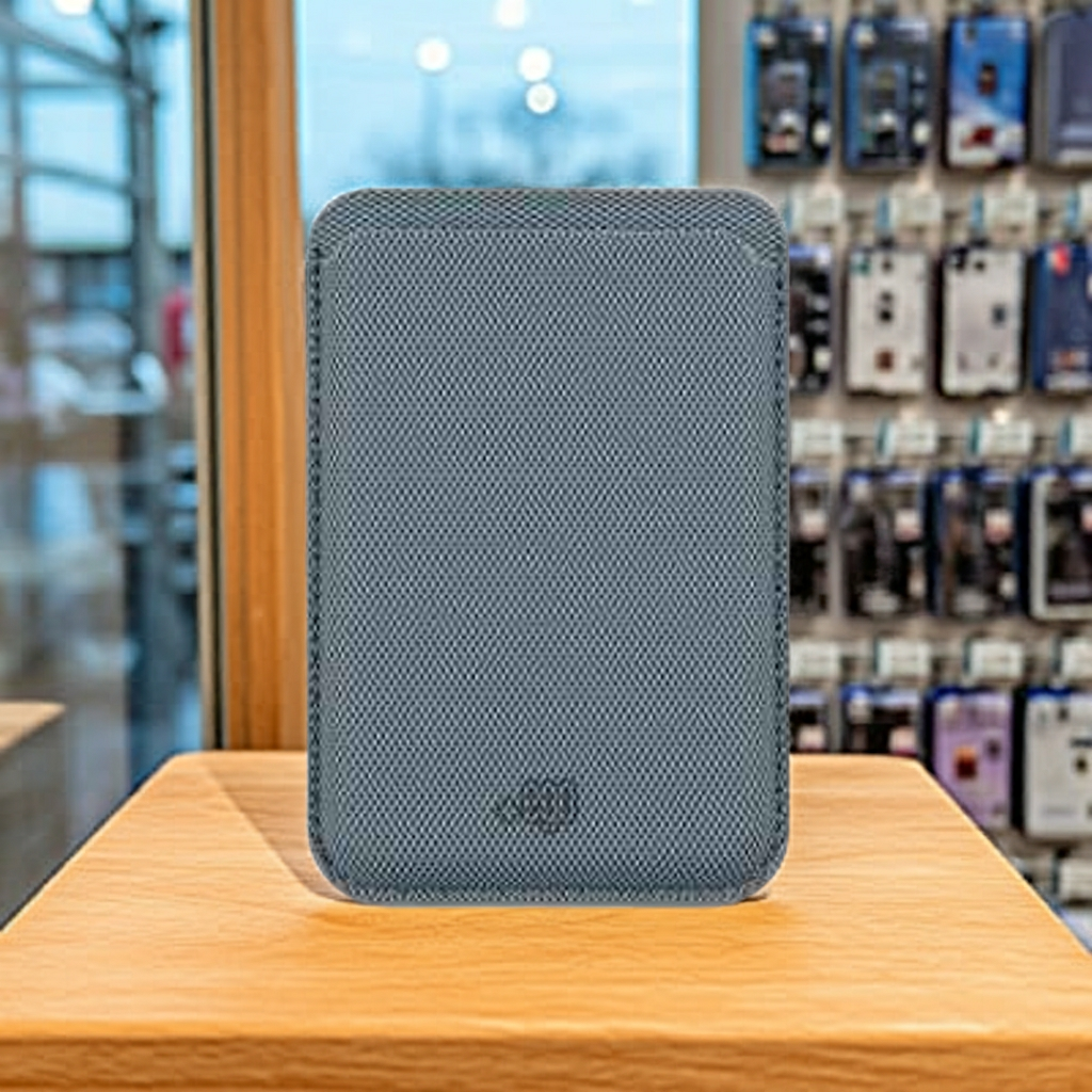 Portafoglio Magnetico Jeans Azzurro - Stile e Praticità - MOKO