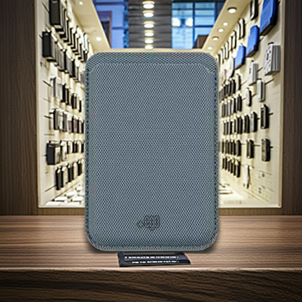 Portafoglio Magnetico Jeans Azzurro - Stile e Praticità - MOKO