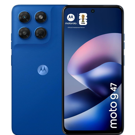 Motorola Moto G47 5G Nautical Blue fronte e retro