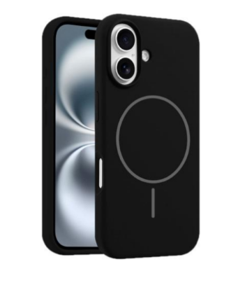 Cover Silicone MagSafe Serie MagSilk Nero Apple iPhone 17