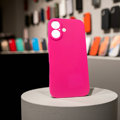 Cover fucsia iPhone 16 - Protezione colorata e trendy - MOKO