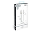 Cavo USB-C to USB-C 100W Flat Nylon Bianco - confezione