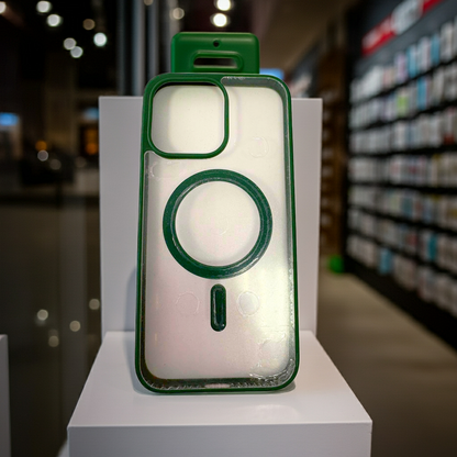 Cover trasparente iPhone 14 Pro Max MagSafe - Verde - MOKO