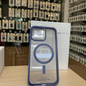 Cover trasparente iPhone 15 Pro Max MagSafe - Blu - MOKO