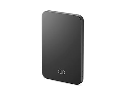 Power Bank Wireless Magnetico 5000mAh Power Boost Nero laterale