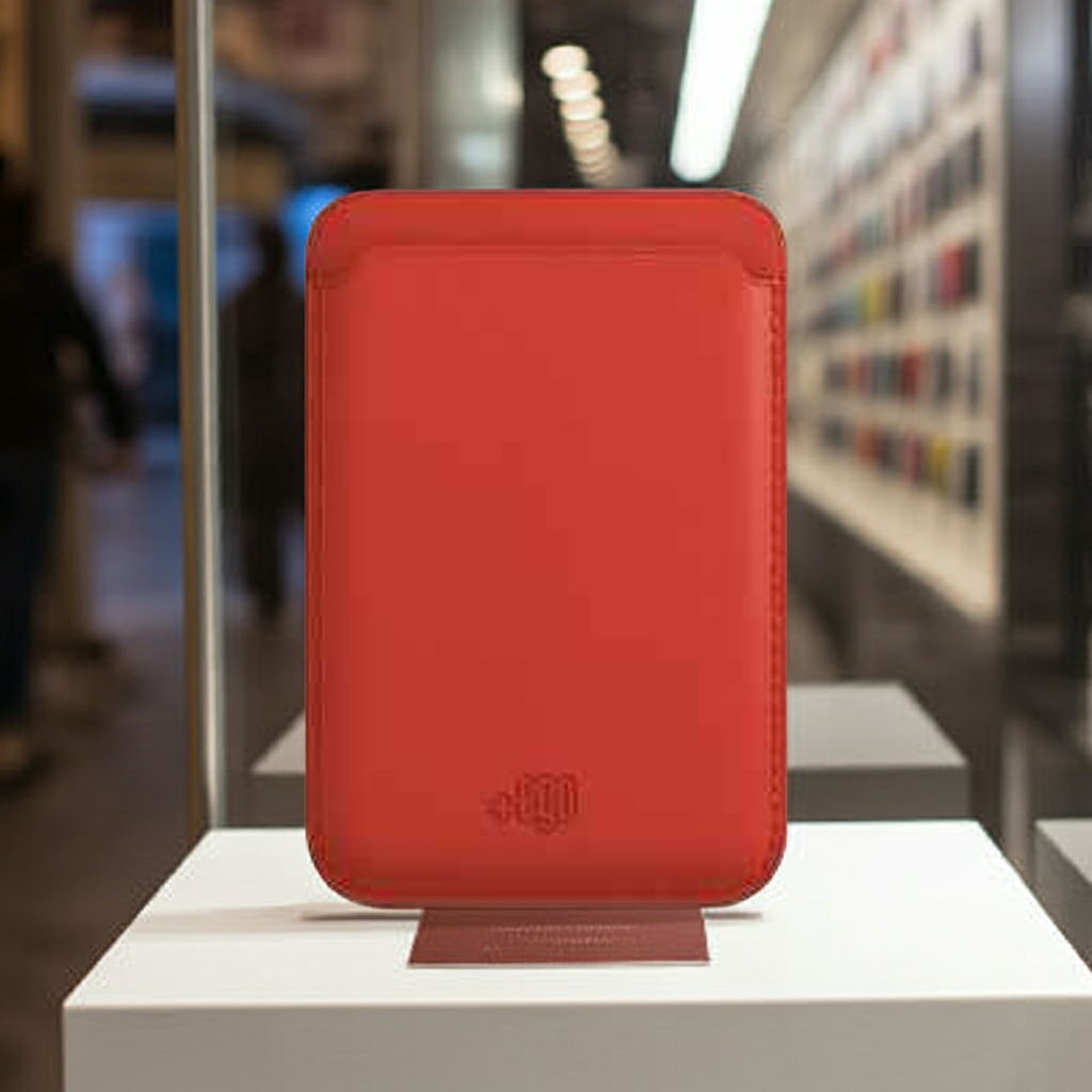 Portafoglio Magnetico Rosso Trendy e Pratico - MOKO